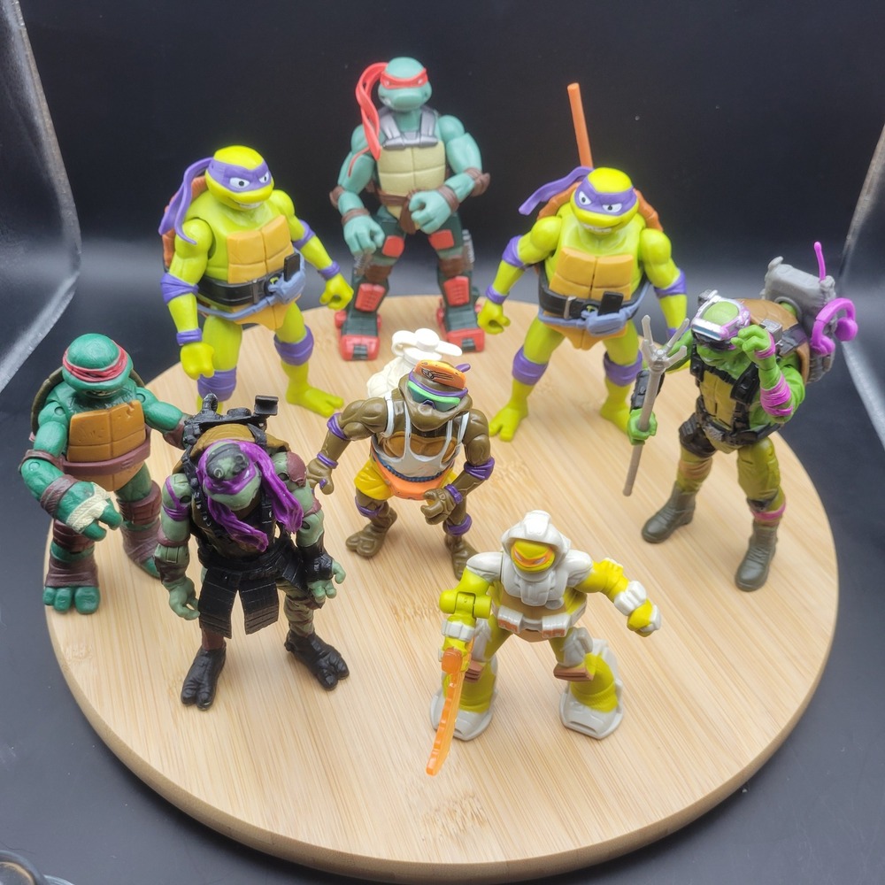 TMNT Action Figure Lot Teenage Mutant Ninja Turtles Donatello Raphael Movie 2012